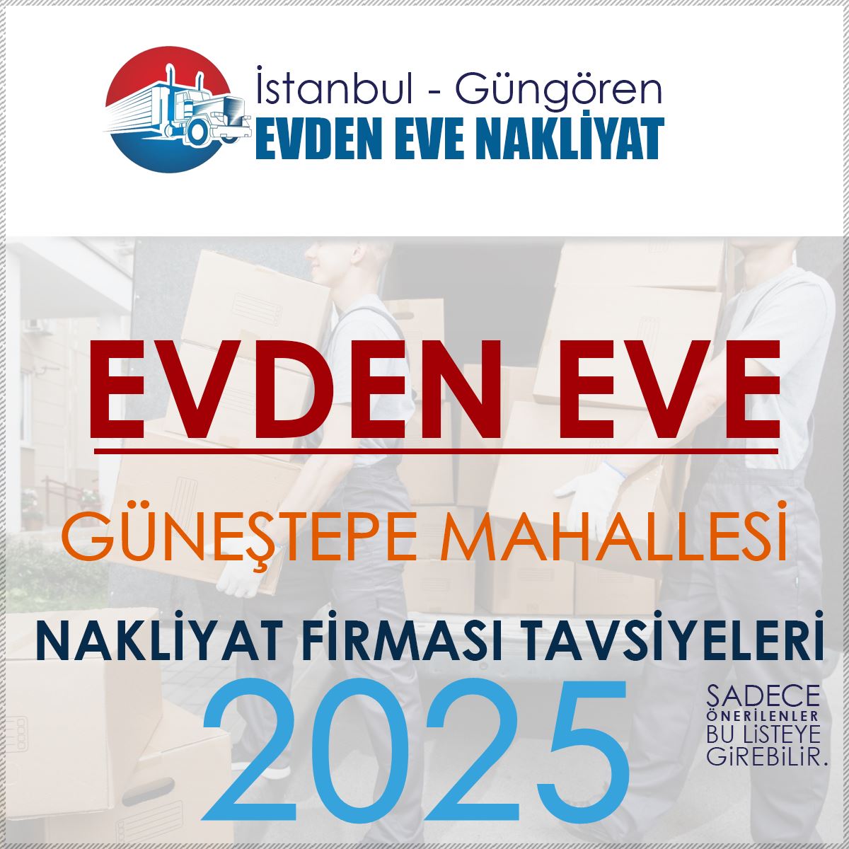 Güneştepe Evden Eve Nakliyat Firmaları